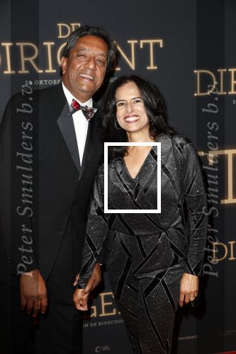 Amsterdam 23 oktober 2018
Premiere de dirigent in Tuschinski.
Prem Radhakishun en partner Diana Duttenhofer