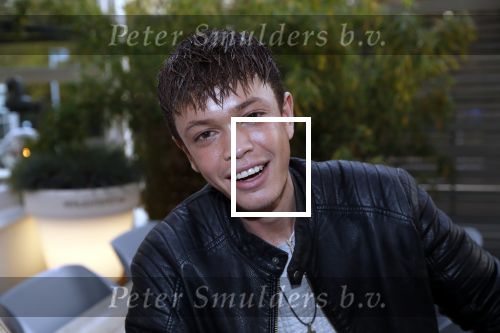 Hilversum 6 november 2018
Dries Roelvink interviewt voor Story Quincy Wilson Luc v Essen en Julia v Helvoirt uit het sbs6 programma house of Talent