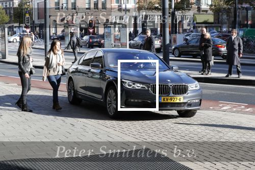 Amsterdam 27 oktober 2018
Herdenkingsdienst voor Wim Kok in het Concertgebouw van Amsterdam. Ralph Hamers met zijn vrouw