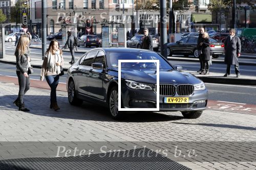 Amsterdam 27 oktober 2018
Herdenkingsdienst voor Wim Kok in het Concertgebouw van Amsterdam. Ralph Hamers met zijn vrouw