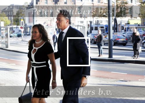 Amsterdam 27 oktober 2018
Herdenkingsdienst voor Wim Kok in het Concertgebouw van Amsterdam. Ralph Hamers met zijn vrouw