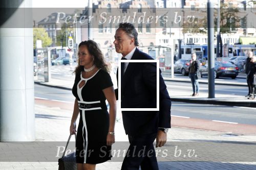 Amsterdam 27 oktober 2018
Herdenkingsdienst voor Wim Kok in het Concertgebouw van Amsterdam. Ralph Hamers met zijn vrouw