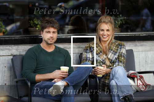 Amsterdam 3 oktober 2018
Rick Brandsteder met zijn vriendin Roosje Kuizenga op terras.