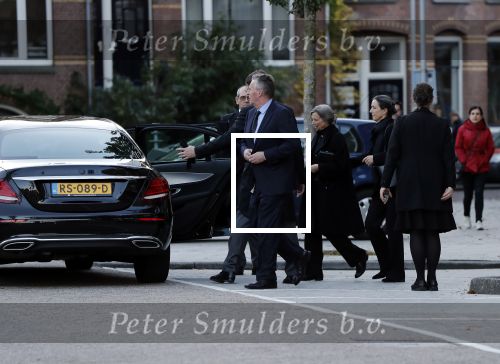 Amsterdam 27 oktober 2018
Herdenkingsdienst voor Wim Kok in het Concertgebouw van Amsterdam. Rita Kok met familie