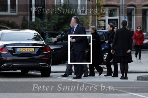 Amsterdam 27 oktober 2018
Herdenkingsdienst voor Wim Kok in het Concertgebouw van Amsterdam. Rita Kok met familie