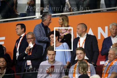 Amsterdam 13 oktober 2018
Nederland - Duitsland in de Johan Cruijff arena . eindstand 3-0 Rob jansen met zijn vrouw Esther