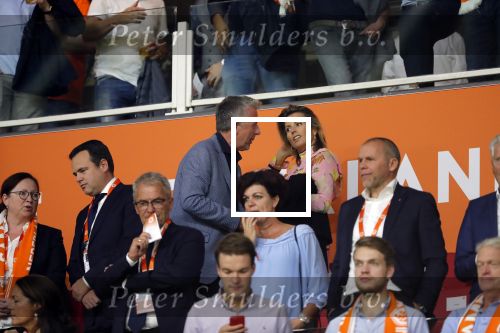 Amsterdam 13 oktober 2018
Nederland - Duitsland in de Johan Cruijff arena . eindstand 3-0 Rob jansen met zijn vrouw Esther