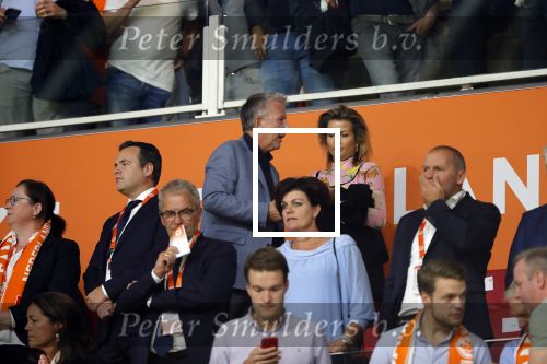 Amsterdam 13 oktober 2018
Nederland - Duitsland in de Johan Cruijff arena . eindstand 3-0 Rob jansen met zijn vrouw Esther