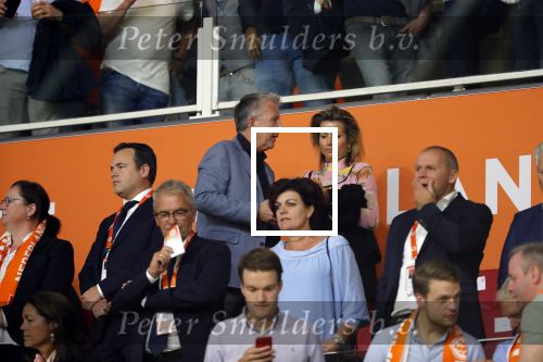 Amsterdam 13 oktober 2018
Nederland - Duitsland in de Johan Cruijff arena . eindstand 3-0 Rob jansen met zijn vrouw Esther