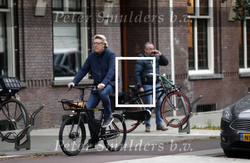 Amsterdam 23 oktober 2018
Robert Kranenborg op zijn electrische fiets.