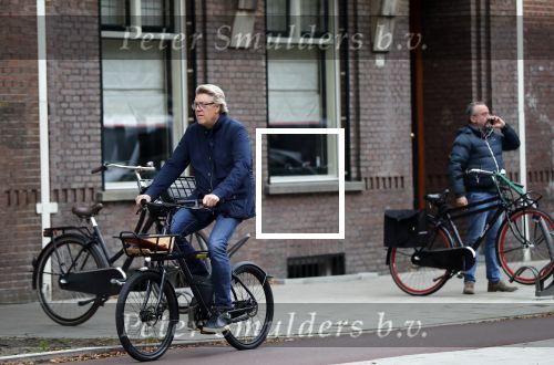 Amsterdam 23 oktober 2018
Robert Kranenborg op zijn electrische fiets.