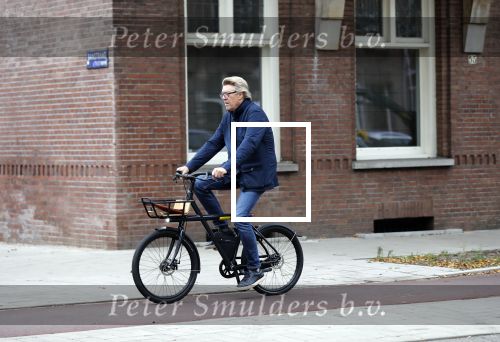 Amsterdam 23 oktober 2018
Robert Kranenborg op zijn electrische fiets.