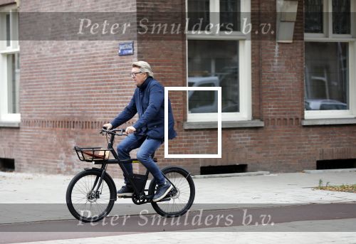 Amsterdam 23 oktober 2018
Robert Kranenborg op zijn electrische fiets.