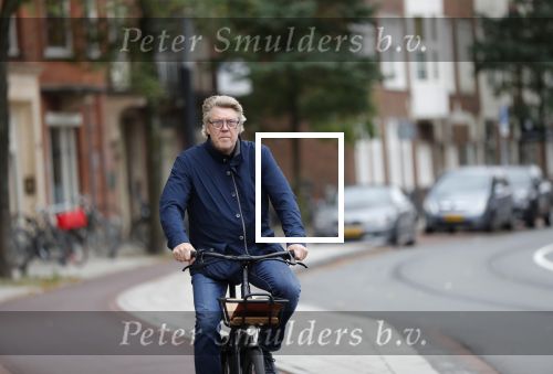Amsterdam 23 oktober 2018
Robert Kranenborg op zijn electrische fiets.