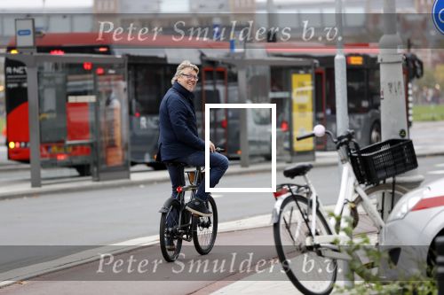 Amsterdam 23 oktober 2018
Robert Kranenborg op zijn electrische fiets.