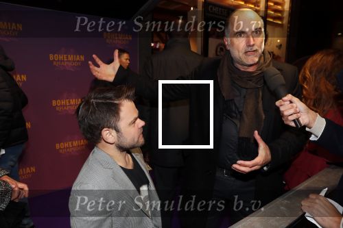Amsterdam 30 oktober 2018
Premiere Bohemian Rhapsody in tuschinski. Roel v Velsen en Leo Blokhuis
