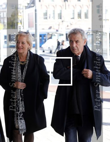 Amsterdam 27 oktober 2018
Herdenkingsdienst voor Wim Kok in het Concertgebouw van Amsterdam. Roger van Boxtel met zijn vrouw