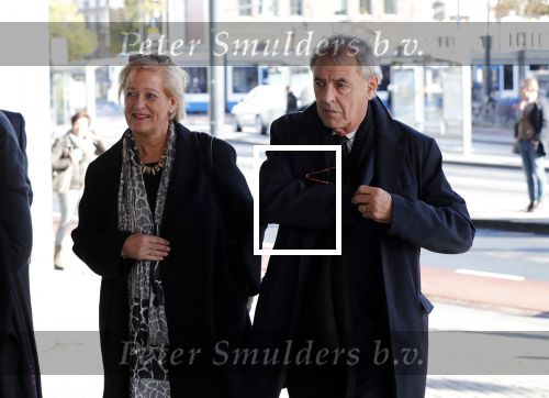 Amsterdam 27 oktober 2018
Herdenkingsdienst voor Wim Kok in het Concertgebouw van Amsterdam. Roger van Boxtel met zijn vrouw