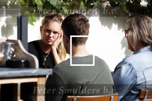 Amsterdam 17 oktober 2018
Romee Strijd en haar man Laurens v leeuwen op terras in amsterdam en bij hun appartement dat ze afgelopen zomer gekocht hebben.