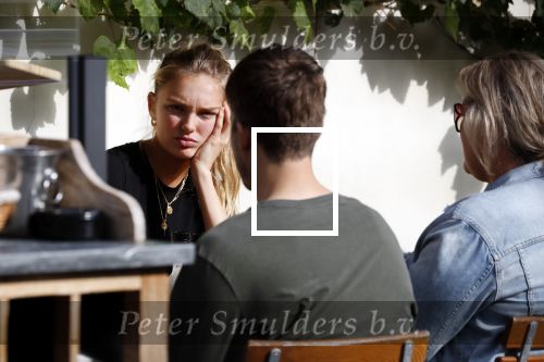 Amsterdam 17 oktober 2018
Romee Strijd en haar man Laurens v leeuwen op terras in amsterdam en bij hun appartement dat ze afgelopen zomer gekocht hebben.