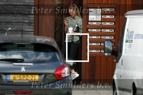 Amsterdam 17 oktober 2018
Romee Strijd en haar man Laurens v leeuwen op terras in amsterdam en bij hun appartement dat ze afgelopen zomer gekocht hebben.
