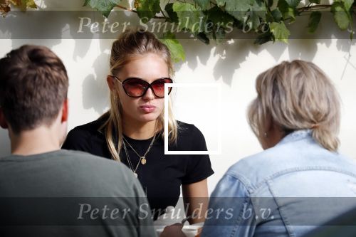 Amsterdam 17 oktober 2018
Romee Strijd en haar man Laurens v leeuwen op terras in amsterdam en bij hun appartement dat ze afgelopen zomer gekocht hebben.