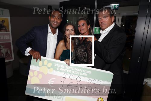 Amsterdam 4 oktober 2018
Gala ten bate van het Kluivert Dog rescue center op Curacao (patrick en Rosanna Kluivert) in het Pescana Hotel.