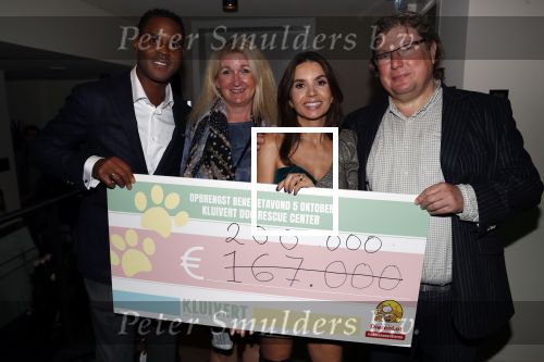 Amsterdam 4 oktober 2018
Gala ten bate van het Kluivert Dog rescue center op Curacao (patrick en Rosanna Kluivert) in het Pescana Hotel.