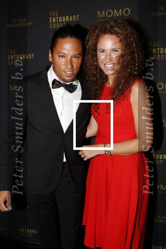 Amsterdam 4 oktober 2018
Feest ivm 10 jarig bestaan van Momo in Amsterdam. Ryan Marciano met vriendin