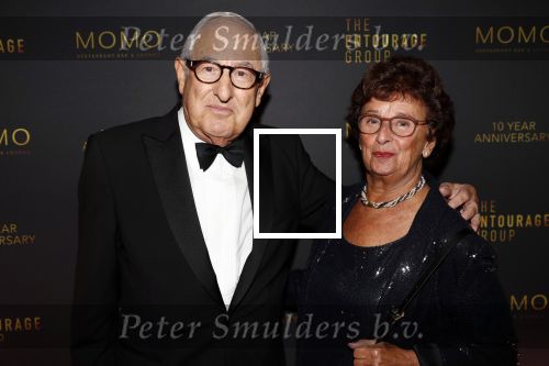 Amsterdam 4 oktober 2018
Feest ivm 10 jarig bestaan van Momo in Amsterdam. Salo Muller met zijn vrouw