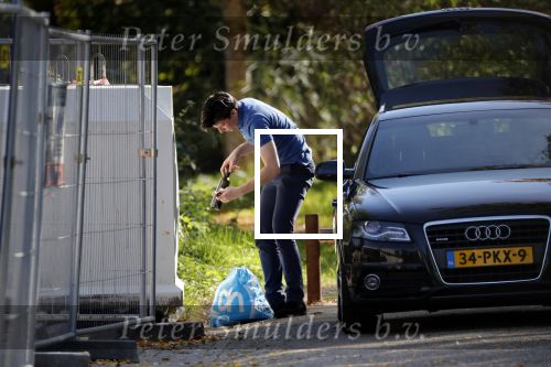 Ubbergen 13 oktober 2018
Sjoerd v Gils de partner van Rob Jetten doet boodschappen.