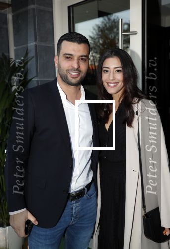 Amsterdam 4 oktober 2018
Gala ten bate van het Kluivert Dog rescue center op Curacao (patrick en Rosanna Kluivert) in het Pescana Hotel. Soufian Asafiati met zijn vrouw