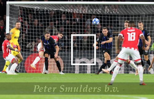 Eindhoven, 3 Oktober 2018 2e wedstrijd CL Seizoen 2018-2019
PSV-Internazionale Milan, eindstand 1-2
Stefan de Vrij