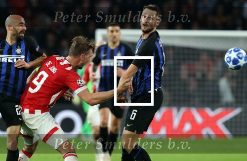 Eindhoven, 3 Oktober 2018 2e wedstrijd CL Seizoen 2018-2019
PSV-Internazionale Milan, eindstand 1-2
Stefan de Vrij