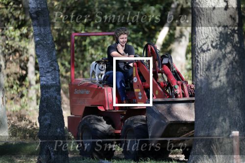 Boekel 10 oktober 2018
Steffi Verhagen aan het werk bij haar boerderij. In beokel zijn momenteel veel wolven waar jacht op wordt gemaakt door jagers.