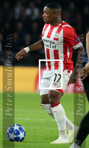 Eindhoven, 3 Oktober 2018 2e wedstrijd CL Seizoen 2018-2019
PSV-Internazionale Milan, eindstand 1-2
Steven Bergwijn