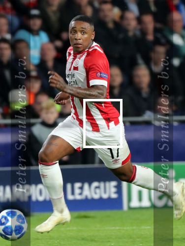 Eindhoven, 3 Oktober 2018 2e wedstrijd CL Seizoen 2018-2019
PSV-Internazionale Milan, eindstand 1-2
Steven Bergwijn