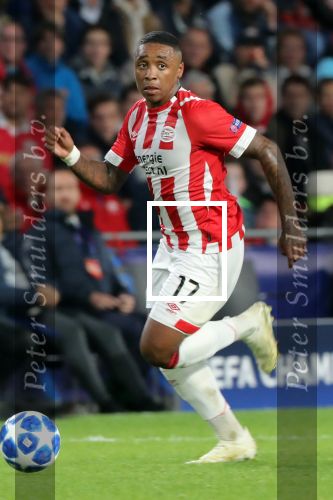 Eindhoven, 3 Oktober 2018 2e wedstrijd CL Seizoen 2018-2019
PSV-Internazionale Milan, eindstand 1-2
Steven Bergwijn