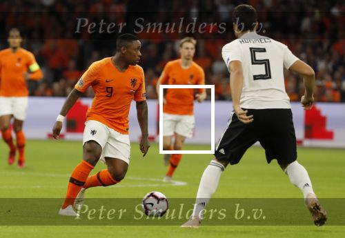 Amsterdam, 13 Oktober 2018
Nederland-/Duitsland , eindstand 3-0
Debuut voor Denzel Dumfries en Steven Bergwijn van PSV