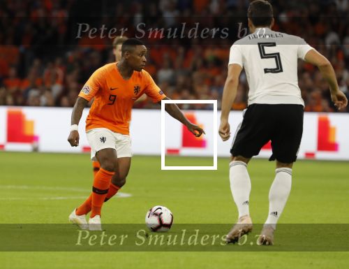 Amsterdam, 13 Oktober 2018
Nederland-/Duitsland , eindstand 3-0
Debuut voor Denzel Dumfries en Steven Bergwijn van PSV