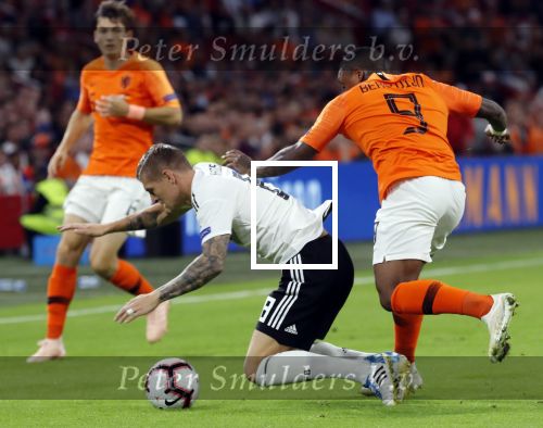 Amsterdam, 13 Oktober 2018
Nederland-/Duitsland , eindstand 3-0
Debuut voor Denzel Dumfries en Steven Bergwijn van PSV