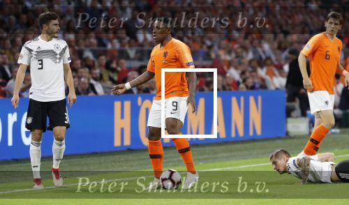 Amsterdam, 13 Oktober 2018
Nederland-/Duitsland , eindstand 3-0
Debuut voor Denzel Dumfries en Steven Bergwijn van PSV