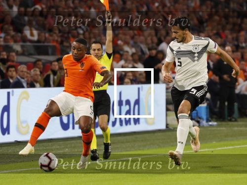 Amsterdam, 13 Oktober 2018
Nederland-/Duitsland , eindstand 3-0
Debuut voor Denzel Dumfries en Steven Bergwijn van PSV