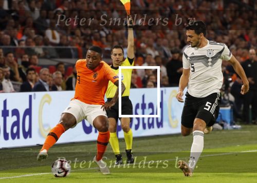 Amsterdam, 13 Oktober 2018
Nederland-/Duitsland , eindstand 3-0
Debuut voor Denzel Dumfries en Steven Bergwijn van PSV