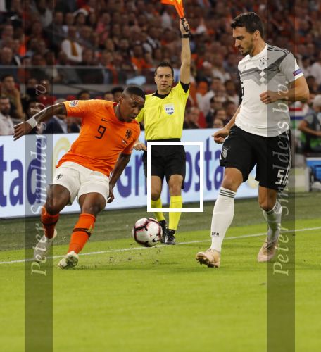 Amsterdam, 13 Oktober 2018
Nederland-/Duitsland , eindstand 3-0
Debuut voor Denzel Dumfries en Steven Bergwijn van PSV