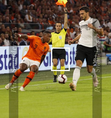 Amsterdam, 13 Oktober 2018
Nederland-/Duitsland , eindstand 3-0
Debuut voor Denzel Dumfries en Steven Bergwijn van PSV
