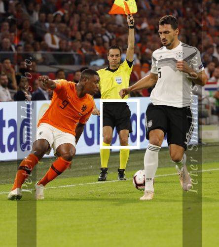 Amsterdam, 13 Oktober 2018
Nederland-/Duitsland , eindstand 3-0
Debuut voor Denzel Dumfries en Steven Bergwijn van PSV