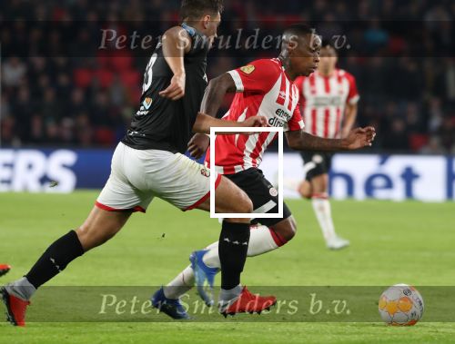 Eindhoven, 20 Oktober 2018 Kompetitiewedstrijd PSV-SC Emmen, eindstand 6-0 Seizoen 2018-2019
Steven Bergwijn