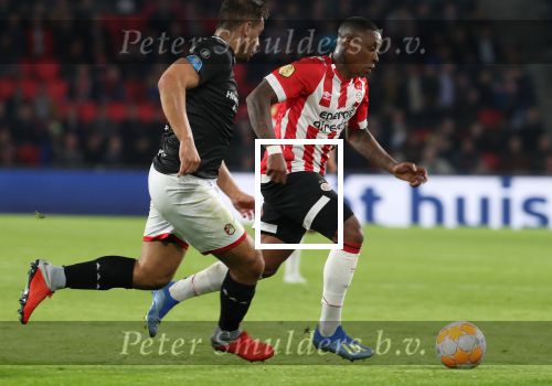Eindhoven, 20 Oktober 2018 Kompetitiewedstrijd PSV-SC Emmen, eindstand 6-0 Seizoen 2018-2019
Steven Bergwijn
