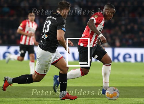 Eindhoven, 20 Oktober 2018 Kompetitiewedstrijd PSV-SC Emmen, eindstand 6-0 Seizoen 2018-2019
Steven Bergwijn